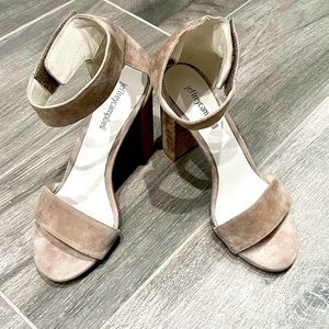 Jeffrey Campbell suede block heel sandal-7